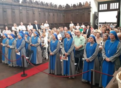 Missa de inauguração da clausura no Mosteiro de Santa Maria Scala Coeli