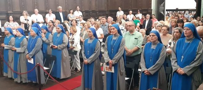 Missa de inauguração da clausura no Mosteiro de Santa Maria Scala Coeli