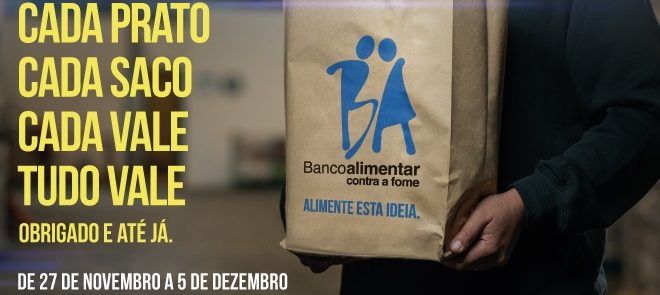 Campanha de Recolha de Alimentos, dias 27 e 28 de novembro: Voluntários do Banco Alimentar Contra a Fome de regresso às lojas