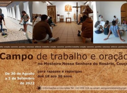 30 de agosto a 3 de setembro: Monjas de Belém propõem campo de trabalho e oração