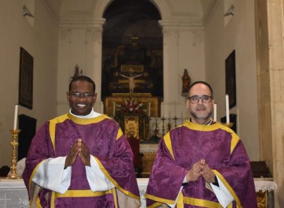 27 de novembro, 17h, em Borba: Ordenações Diaconais de Rui Faia e Jorge Palacios