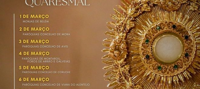 Arquidiocese de Évora: Lausperene Quaresmal de oração pelas Vocações