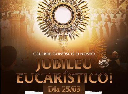 25 de Março, às 11h, no Torrão: Jubileu Eucarístico no Mosteiro da Rainha da Paz